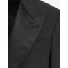 Wool tuxedo with satin profiles