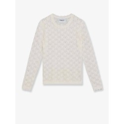 Obeline perforated alpaca blend sweater