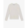 Obeline perforated alpaca blend sweater