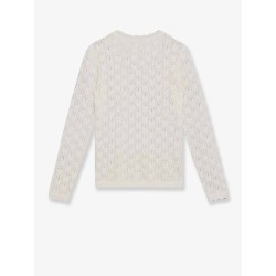 Obeline perforated alpaca blend sweater