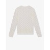 Obeline perforated alpaca blend sweater