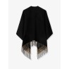 Reversible wool cape