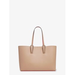 Cabata leather shoulder bag with studs