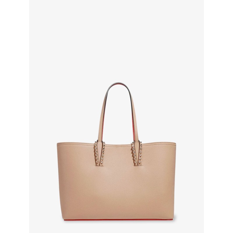 Cabata leather shoulder bag with studs