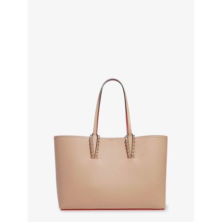 Cabata leather shoulder bag with studs