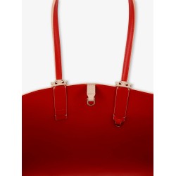 Cabata leather shoulder bag with studs