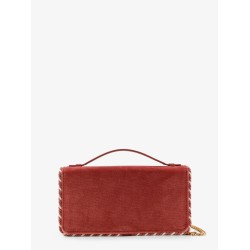 Valentino Garavani velvet bag/wallet with VLogo Signature detail