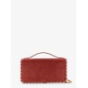 Valentino Garavani velvet bag/wallet with VLogo Signature detail