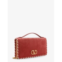 Valentino Garavani velvet bag/wallet with VLogo Signature detail