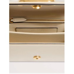 Leather Vlogo shoulder bag