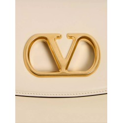 Leather Vlogo shoulder bag