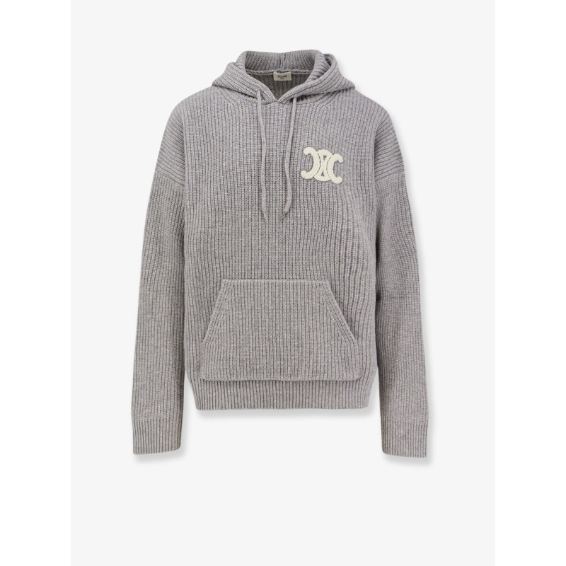 Wool sweater with Triomphe patch