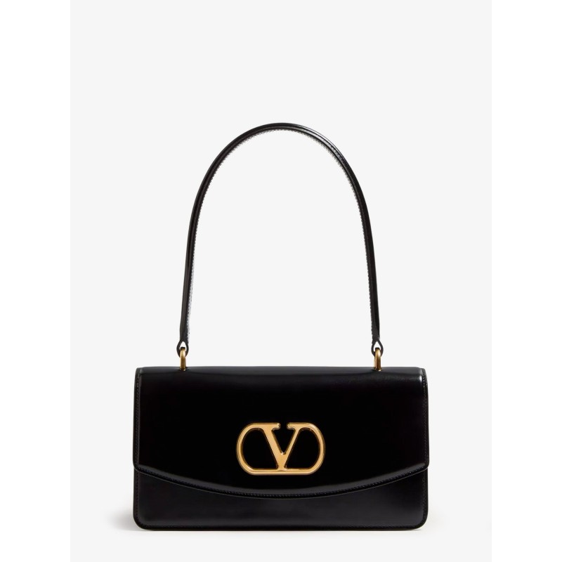 Vlogo leather shoulder bag