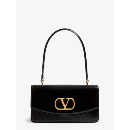 Vlogo leather shoulder bag