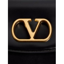Vlogo leather shoulder bag