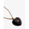Coeur Royal metal and enamel necklace