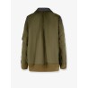 Double-breasted wool and nylon blazer