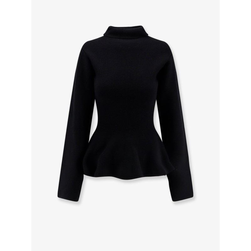 Sculptural wool and cashmere turtleneck