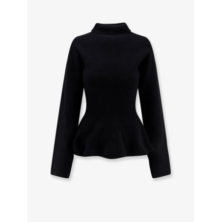 Sculptural wool and cashmere turtleneck
