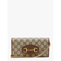 GG Supreme fabric and leather shoulder bag