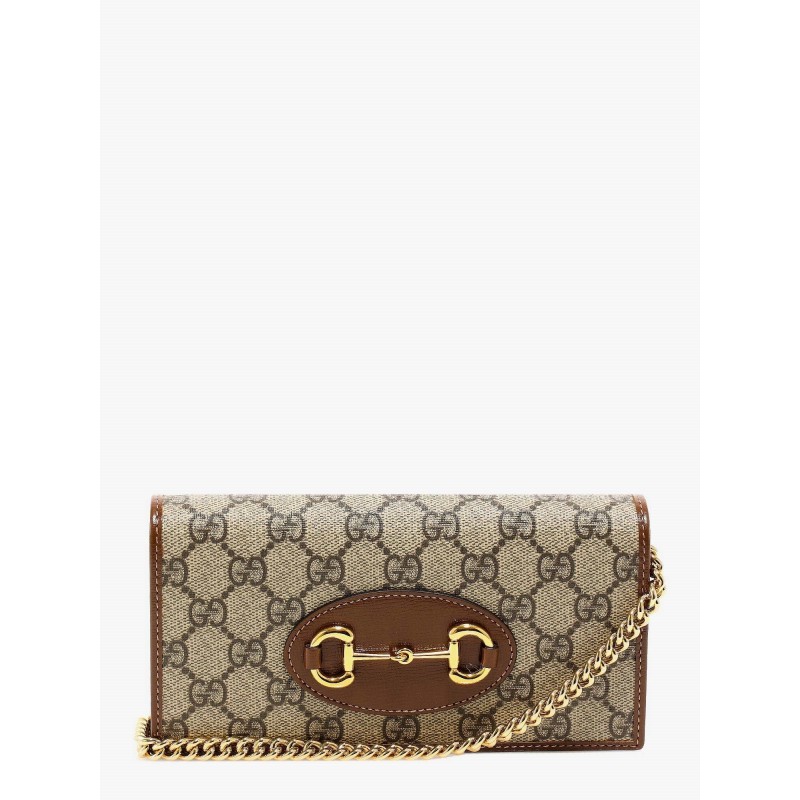 GG Supreme fabric and leather shoulder bag