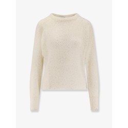 Mohair blend sweater with sequins