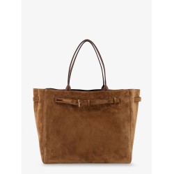 Suede shoulder bag