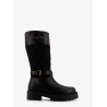 D-Town leather and technical fabric with Cannage motif boots