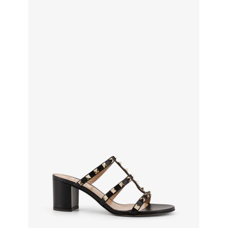 Rockstud Slide leather sandals