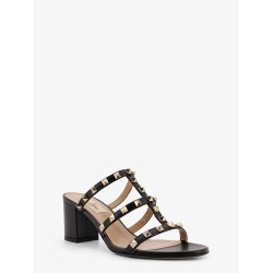 Rockstud Slide leather sandals