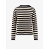Cotton and cashmere striped sweater