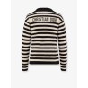 Cotton and cashmere striped sweater