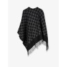 GG jacquard wool cape