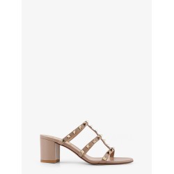 Rockstud Slide leather sandals