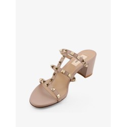 Rockstud Slide leather sandals