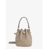 T Monogram Pebble leather bucket bag