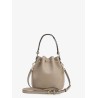 T Monogram Pebble leather bucket bag