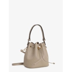T Monogram Pebble leather bucket bag