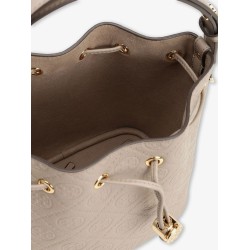 T Monogram Pebble leather bucket bag