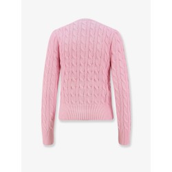 Cotton cardigan with Logo embroidery