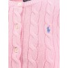 Cotton cardigan with Logo embroidery