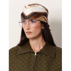 Silk twill foulard