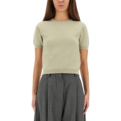WOOL CREW NECK T-SHIRT