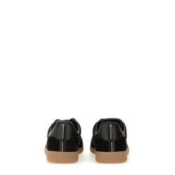 LEATHER SNEAKER WITH LOGO