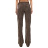 VELVET "CRINKLE" SLIM PANTS