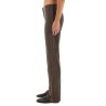 VELVET "CRINKLE" SLIM PANTS