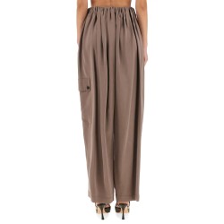 CARGO PANTS RUFFLED EFFECT