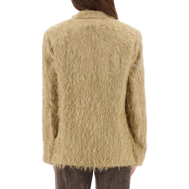 SINGLE-BREASTED "FRINGE" BLAZER