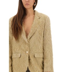 SINGLE-BREASTED "FRINGE" BLAZER