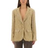 SINGLE-BREASTED "FRINGE" BLAZER